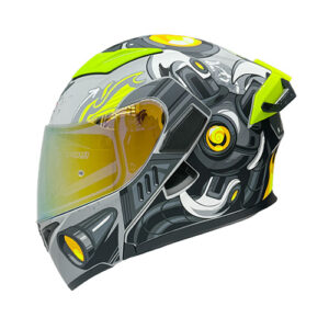 CASCO GRIS M/AMARILLO ROBOT-EVO M (copia)