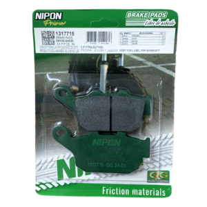 SET DE PASTILLAS XF650 NIPON