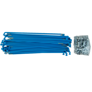 SET DE RAYOS TRAS/DELANT SUZUKI AX100 AZ