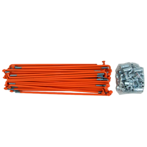 SET DE RAYOS TRAS/DELANT SUZUKI AX100 NA