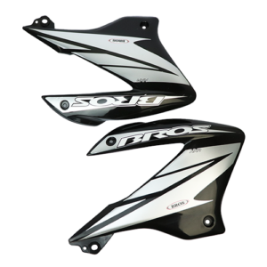 SET DE TAPADERAS DE TANQUE NEGRAS NXR125