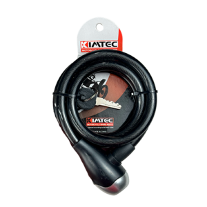 CANDADO DE SEGURIDAD 12 MM/1.20MTS NEGRO