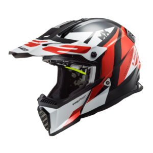 CASCO FAST MINI STRIKE NEG/BLA/ROJ LS2 M