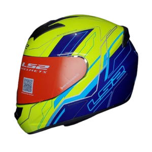 CASCO FF352 CHASER AZUL/AMARILLO LS2 S