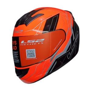 CASCO FF352 CHASER NEGRO/NARANJA LS2 S