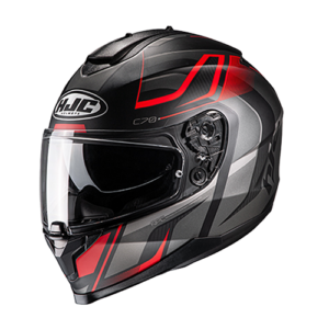 CASCO HJC C70 GRIS MATE/ROJO LANTIC S
