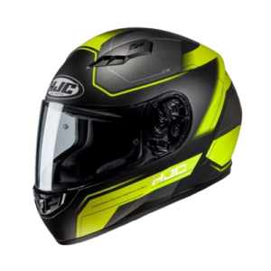 CASCO HJC CS15 NEGRO M/AMARILLO INNO M