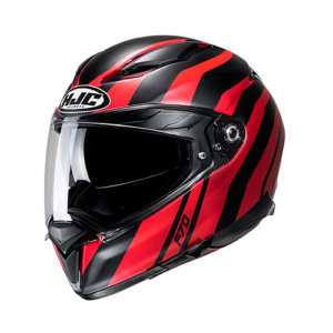 CASCO HJC F70 GALLA NEGRO/ROJO S