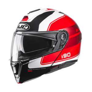 CASCO HJC i90 NEGRO MATE/ROJO SYREX M