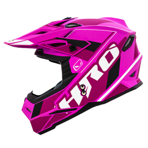 CASCO MORADO/NEON CHEKA HRO MX03 S