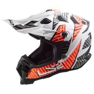 CASCO MX700 EVO ASTRO BLANCO/NARAN LS2 X