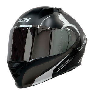 CASCO NEGRO M/GRIS STRAXIS ICH-3120 S