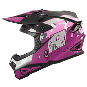 CASCO NEGRO M/MORADO DIRT HRO MX03 M