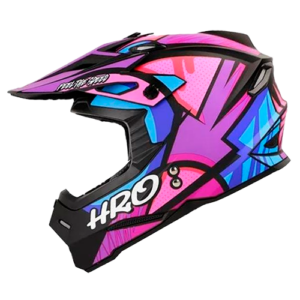 CASCO NEGRO M/MORADO DRIPS MX03 M (copia)