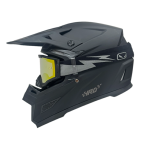 CASCO NEGRO MATE SOLID MX04 HRO M (copia)