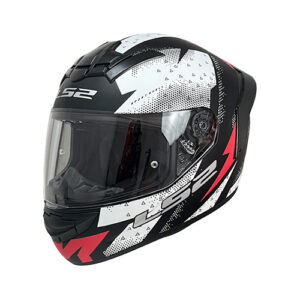 CASCO FF352 SPOILER  THUNDER BLANCO/ROJO S (copia)
