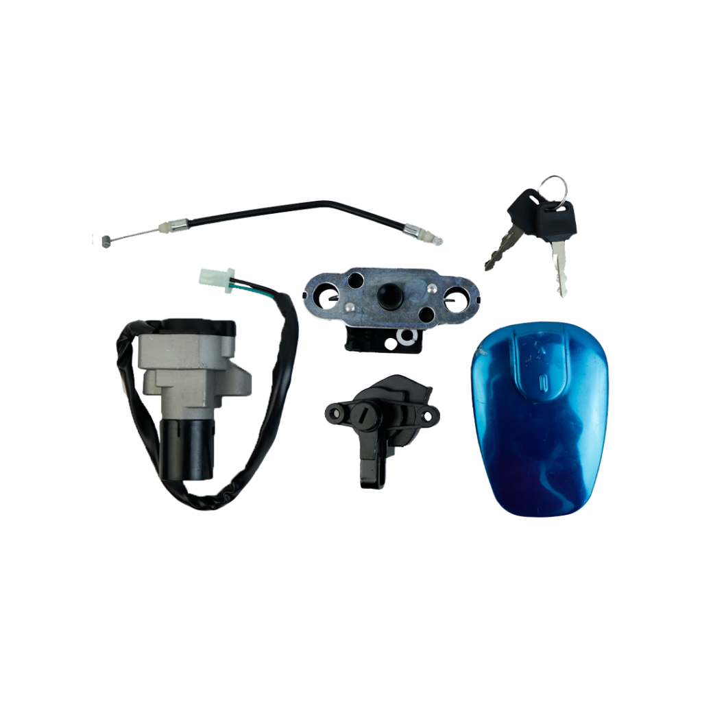 SET SWITCH ARRAN/TAPON GAS/CANDADO KIMTEC EN125
